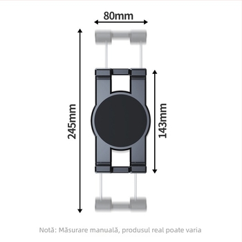 Suport pentru tabletă/telefon pentru tetieră auto - universal pentru scaunul din spate, prindere snap-on