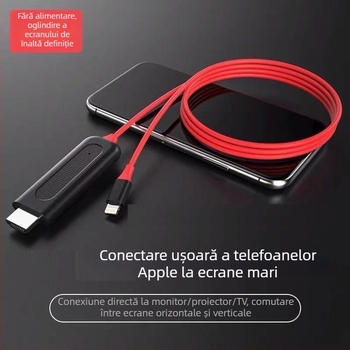 Cablu HDMI pentru telefon către TV – Model 8876, conductor din cupru