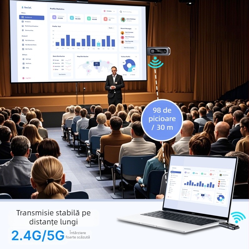 HD11 HDMI Transmițător-Receptor Wireless 4K