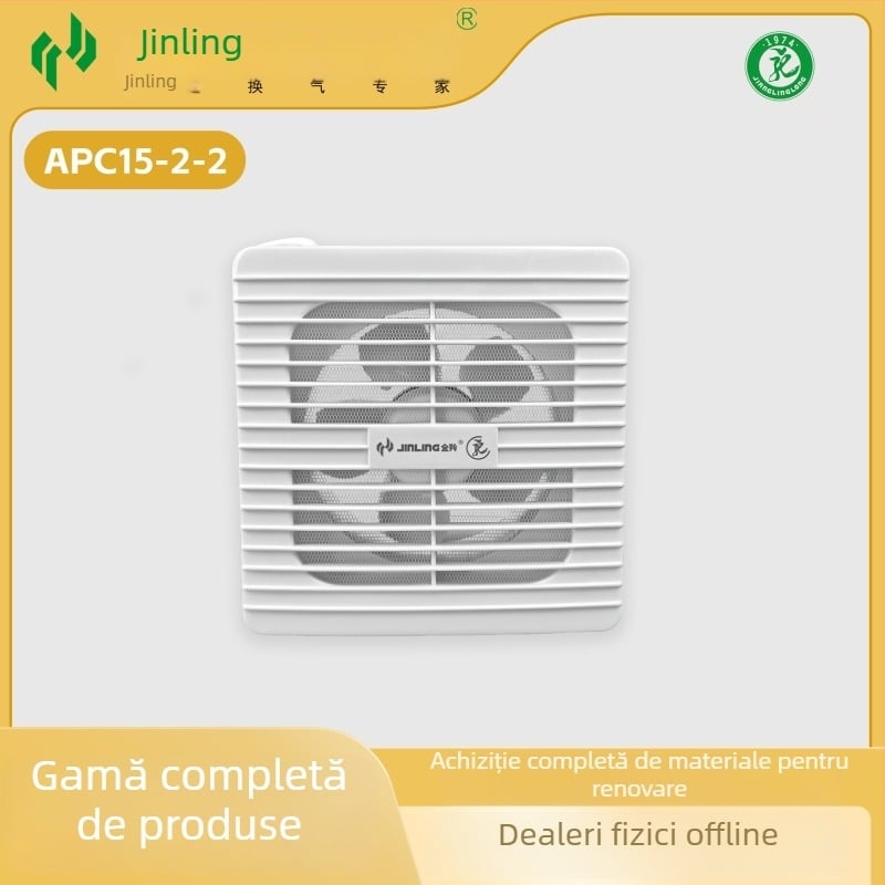 Golden Antelope APC15-2-2 ventilator de evacuare pentru fereastră - 220V, 12-15W, carcasă ABS, control mecanic