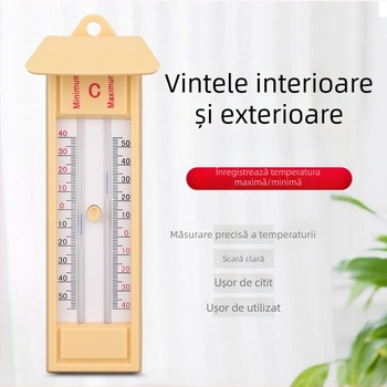 CJM-5001a Măsurător digital de temperatură și umiditate cu memorie pentru temperaturi maxime/minime, pentru sere și industria de creștere — interval -40 la 50°C, precizie a umidității 0,1% RH