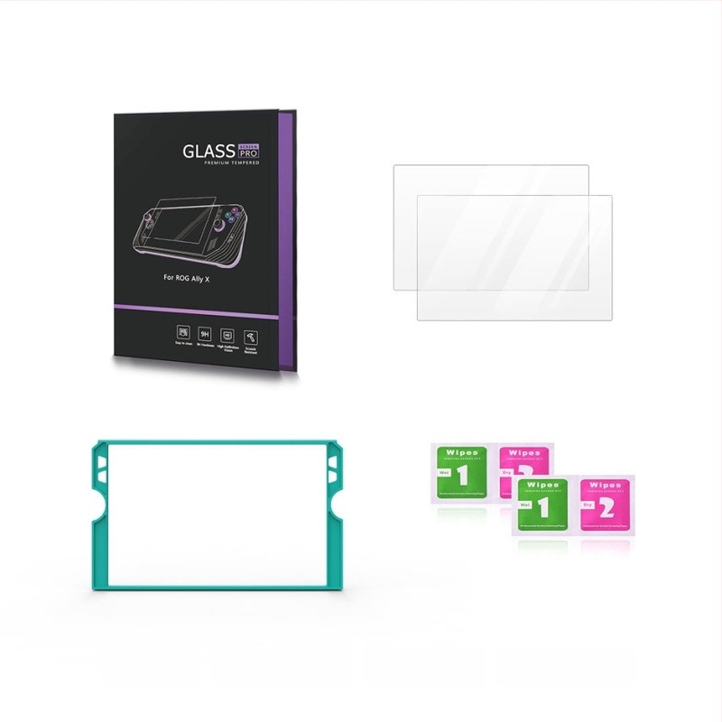 ROG Ally X Protecție de ecran din sticlă temperată cu anti-lumină albastră, prelucrare OEM, ambalaj în cutie cadou