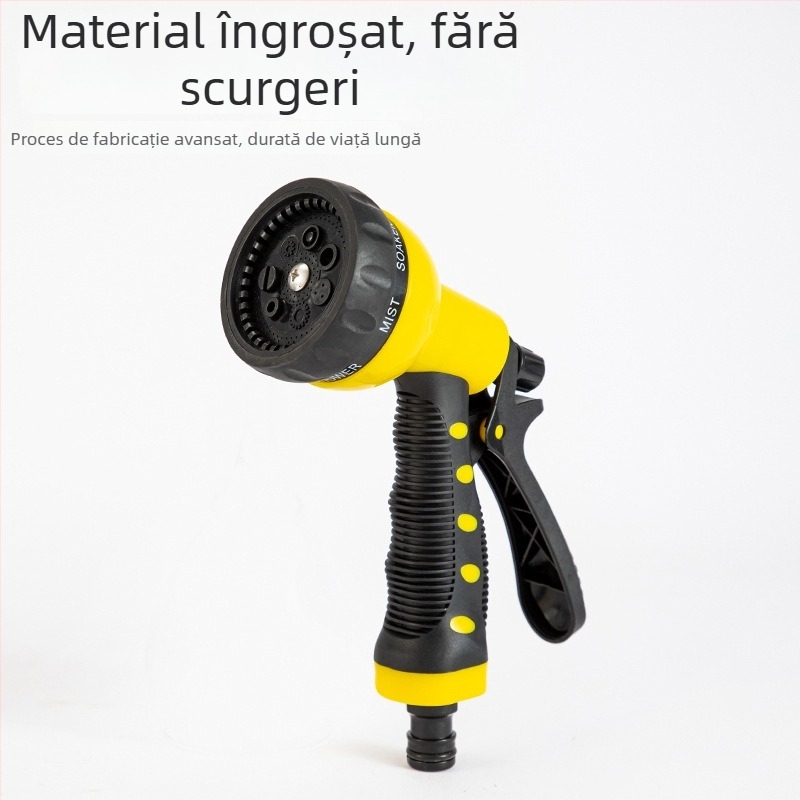 Escape Tiger Pistolă de Grădină – ABS Plastic, Pulverizator Multifuncțional, Flux Reglabil, Potrivit pentru Spălarea Mașinilor și Irigarea Grădinilor