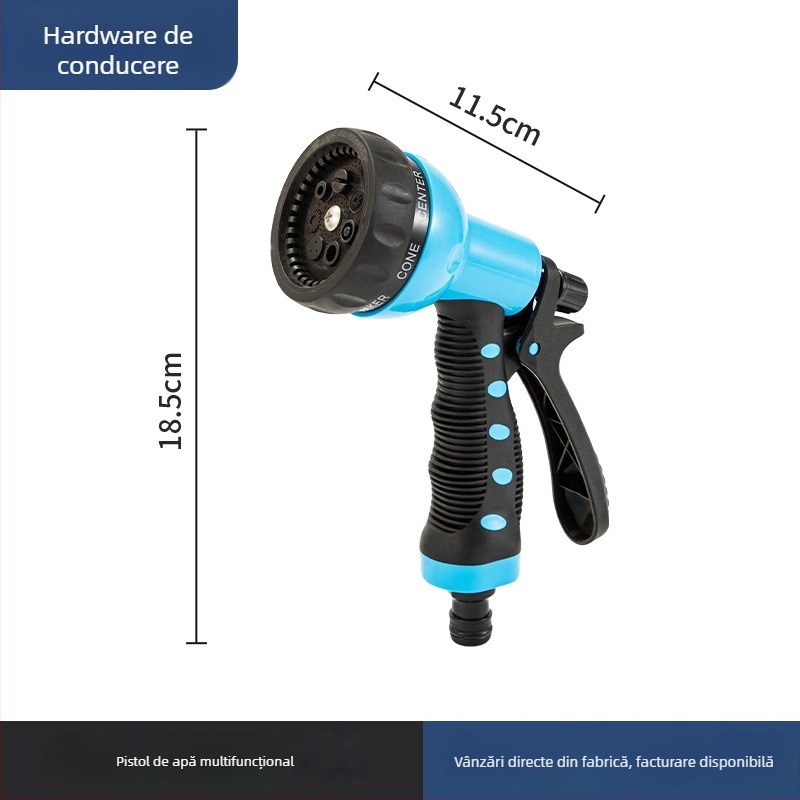 Escape Tiger Pistolă de Grădină – ABS Plastic, Pulverizator Multifuncțional, Flux Reglabil, Potrivit pentru Spălarea Mașinilor și Irigarea Grădinilor