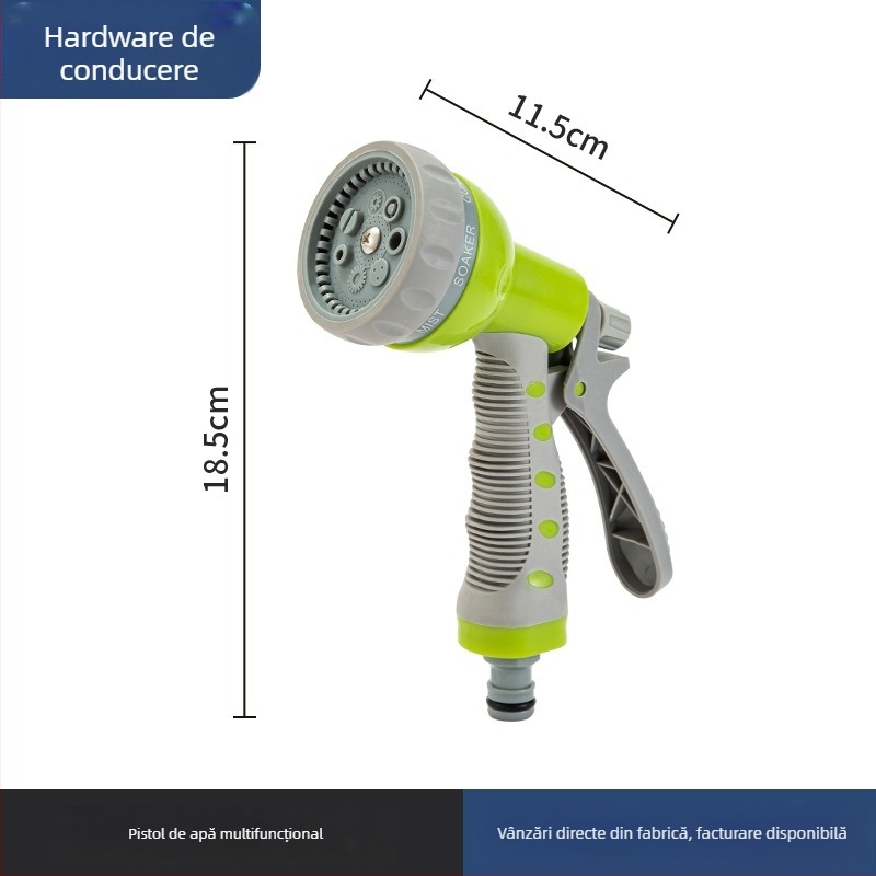 Escape Tiger Pistolă de Grădină – ABS Plastic, Pulverizator Multifuncțional, Flux Reglabil, Potrivit pentru Spălarea Mașinilor și Irigarea Grădinilor