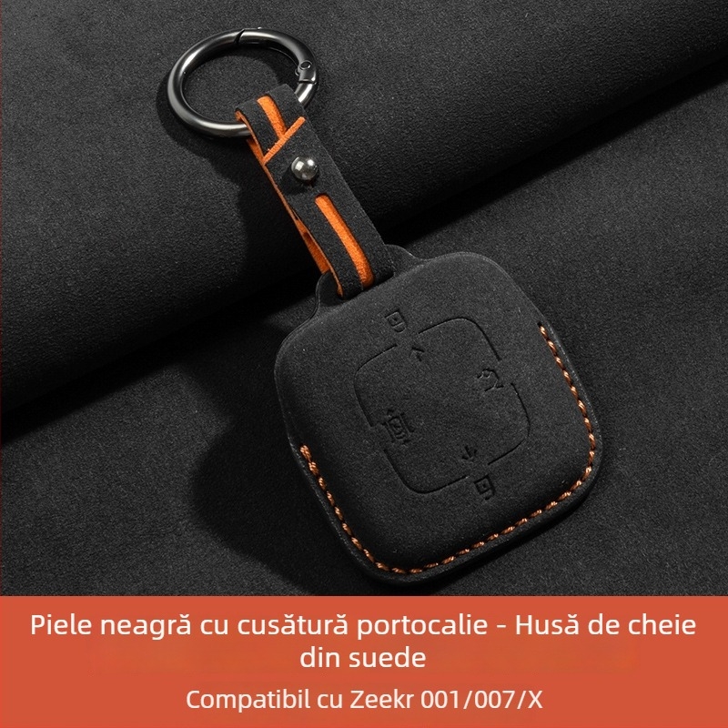 Husă pentru chei pentru Jixi 001/007/X, velur, stil simplu, personalizabil