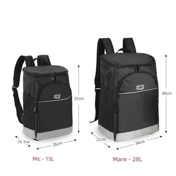 Rucsac izolat pentru exterior, Oxford și TPU, model 69850, pentru drumeții montane