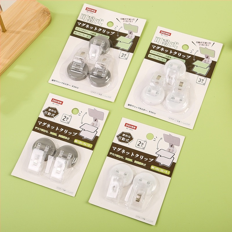 DOINN Suport magnetic pentru notițe în stil japonez – birou, material: plastic magnetic, model 2469/2454, potrivit documentelor universale