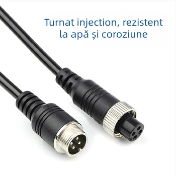 Cablu pentru cameră de mers înapoi pentru camion cu înveliș PU, ROHS certificare, pentru audio și video