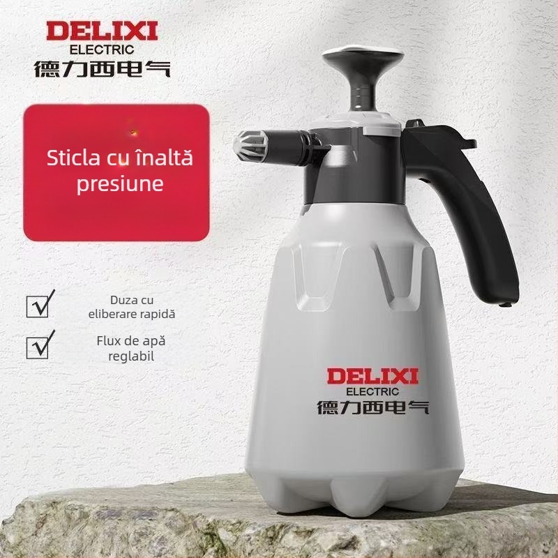 Delixi AL 2L Stropitoare / recipient de stropit / Duș – PP/HDPE/ABS, Pulverizator manual pentru grădină