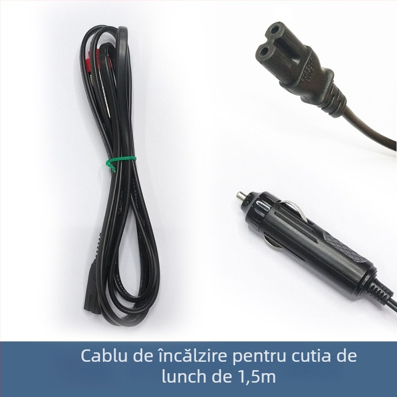 Cablu de alimentare pentru cutie de prânz electrică pentru mașină, cablu de încărcare pentru brichetă, lungimi 1,5 m/3 m/5 m/10 m | Yong Jin