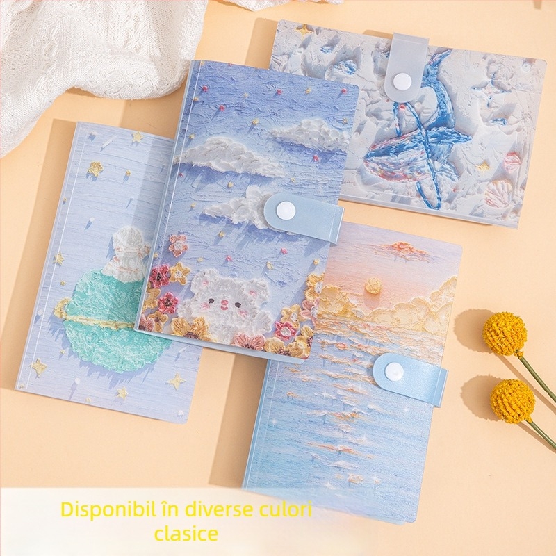 Habiter Carte de economii Monet, dosar din plastic transparent pentru bancnote RMB