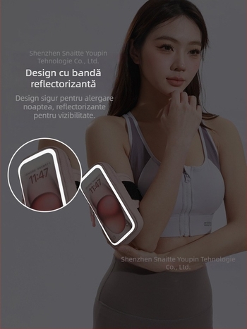 Geantă de braț pentru telefon cu ecran tactil – PU, unisex, Weiniao, pentru sporturi în aer liber, căptușeală poliester