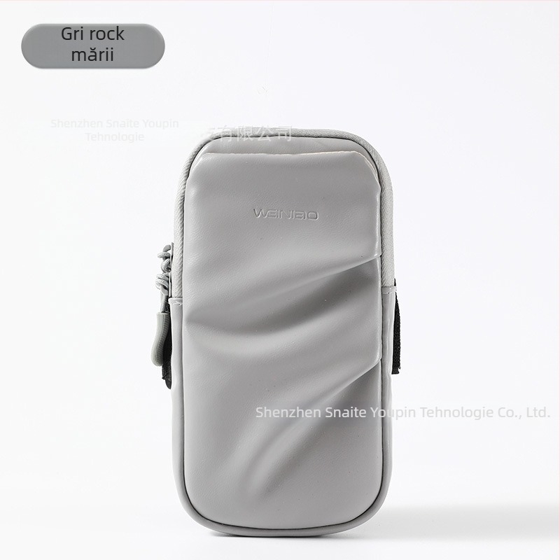 Geantă de braț pentru telefon cu ecran tactil – PU, unisex, Weiniao, pentru sporturi în aer liber, căptușeală poliester