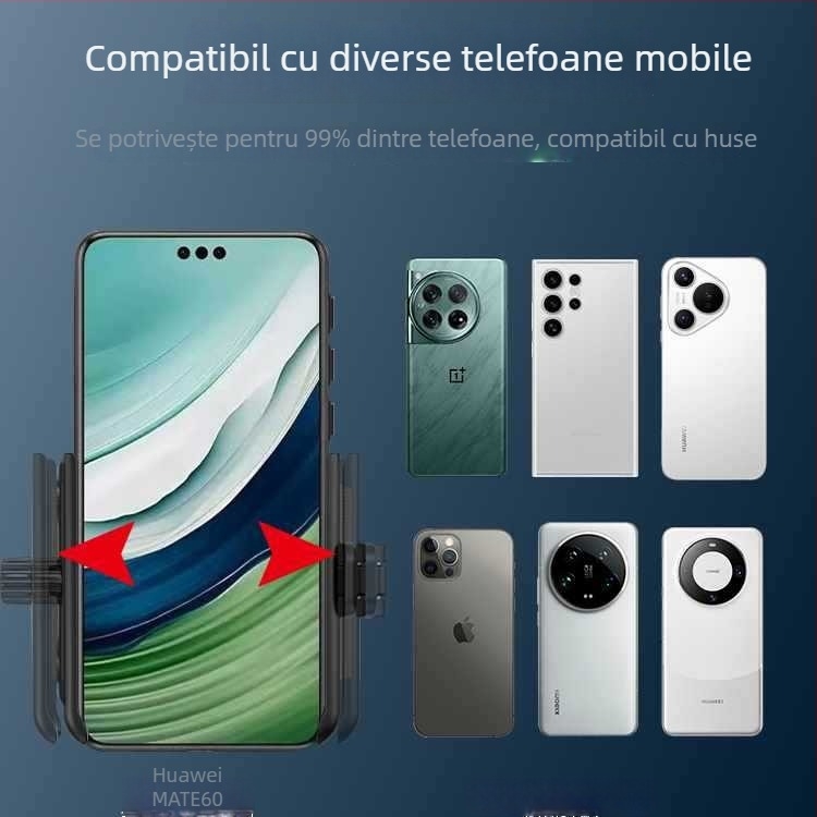Husă pentru încheietură cu eliberare rapidă pentru telefon - Unisex, pentru condus și ciclism, material: mătase cu motiv floral, model 69850