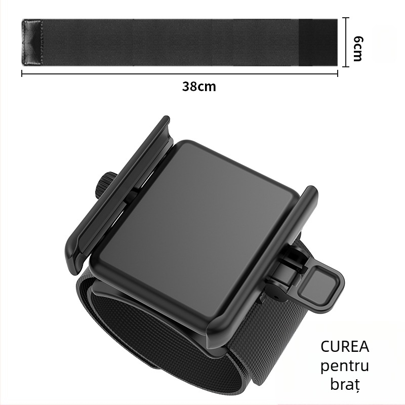 Husă pentru încheietură cu eliberare rapidă pentru telefon - Unisex, pentru condus și ciclism, material: mătase cu motiv floral, model 69850