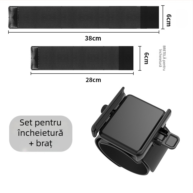 Husă pentru încheietură cu eliberare rapidă pentru telefon - Unisex, pentru condus și ciclism, material: mătase cu motiv floral, model 69850