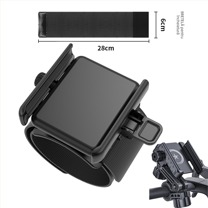 Husă pentru încheietură cu eliberare rapidă pentru telefon - Unisex, pentru condus și ciclism, material: mătase cu motiv floral, model 69850