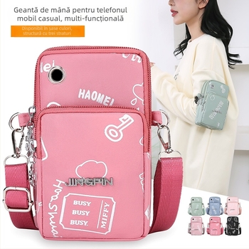 Geantă de braț pentru sporturi în aer liber, material Oxford, căptușeală poliester, unisex, primăvara 2024