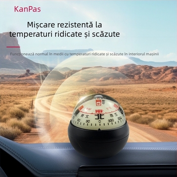 Minge ghidaj pentru compas auto – precizie înaltă, luminoasă, corp metalic (Material: Metal)