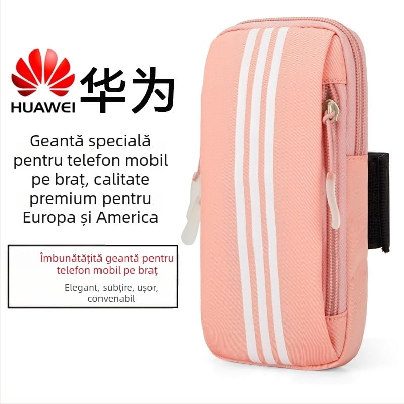 Geantă de braț pentru telefon – alergare, unisex, Oxford, respirabilă, impermeabilă, ultra-ușoară, L&M