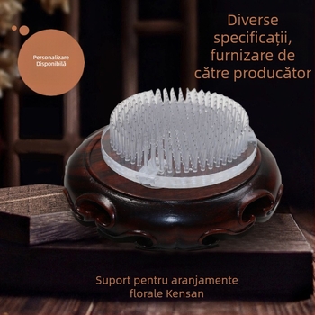 Bază Sword Mountain pentru aranjamente florale – Instrument Ikebana transparent, materiale compozite, brand Repair Fate, pentru grădinărit acasă, școală, mall, peisaj comercial