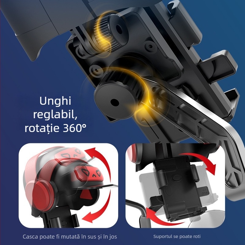 Suport pentru telefon auto pentru motociclete și scutere electrice - din plastic, stil general, personalizare disponibilă (Brand Youchuang Chengpin)