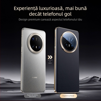 Carcasă Huawei Mate70 Pro din piele naturală – Antiamprentare, Protecție la cădere, Rezistență la uzură