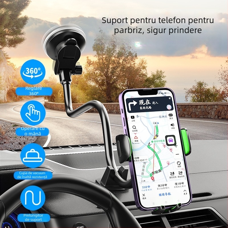 Suport pentru telefon auto Road Myers X034, din plastic, compatibil universal