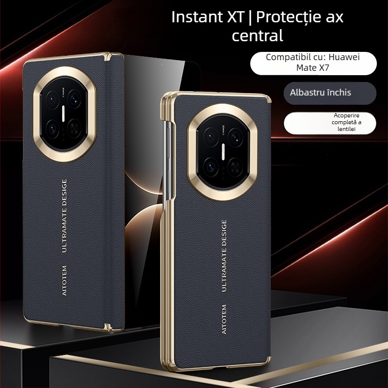 Husă pentru Huawei Mate X7 cu ecran pliabil, încărcare magnetică, ediție de colecție, protecție cu axă dublă, carcasă rigidă