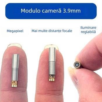 Cameră USB endoscopie pentru conducte, diametru 3,9 mm, 1 MP, IP67 rezistent la apă, unghi de vizualizare 60°, iluminare LED