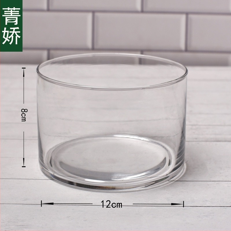 Mini sticlă dreptunghiulară cu capac acrilic pentru peisaj de mușchi — sticlă borosilicat înalt, Jing Jiao, ambalaj din carton, așezare pe masă