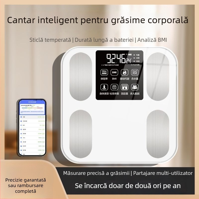 Cântar de greutate, înaltă precizie, reîncărcabil, digital, capacitate 100 kg