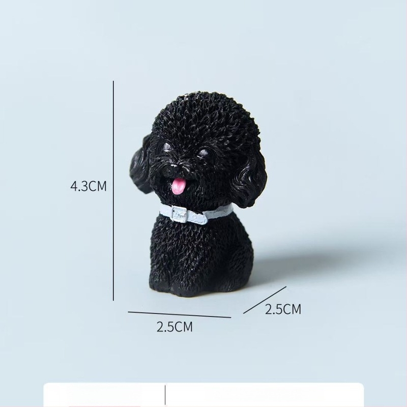 Figu­ră de peisaj mini din rășină cu pui de câine – decor cu un câine desen animat, stil modern și simplu; Material: rășină; Categoria: meșteșuguri din rășină; Scop cadou: cadouri pentru conferințe, premii memoriale