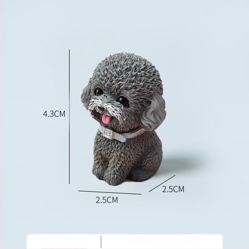 Figu­ră de peisaj mini din rășină cu pui de câine – decor cu un câine desen animat, stil modern și simplu; Material: rășină; Categoria: meșteșuguri din rășină; Scop cadou: cadouri pentru conferințe, premii memoriale