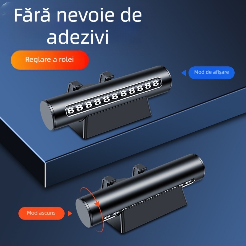 Placă metalică cu număr ascuns, suport pentru telefon, rezistentă la temperaturi înalte, imprimare logo