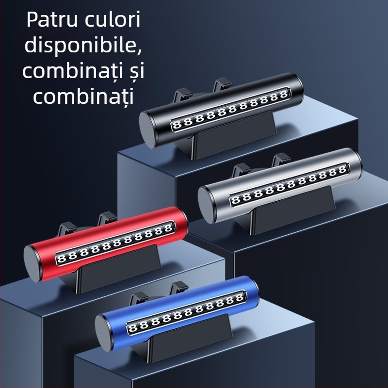 Placă metalică cu număr ascuns, suport pentru telefon, rezistentă la temperaturi înalte, imprimare logo