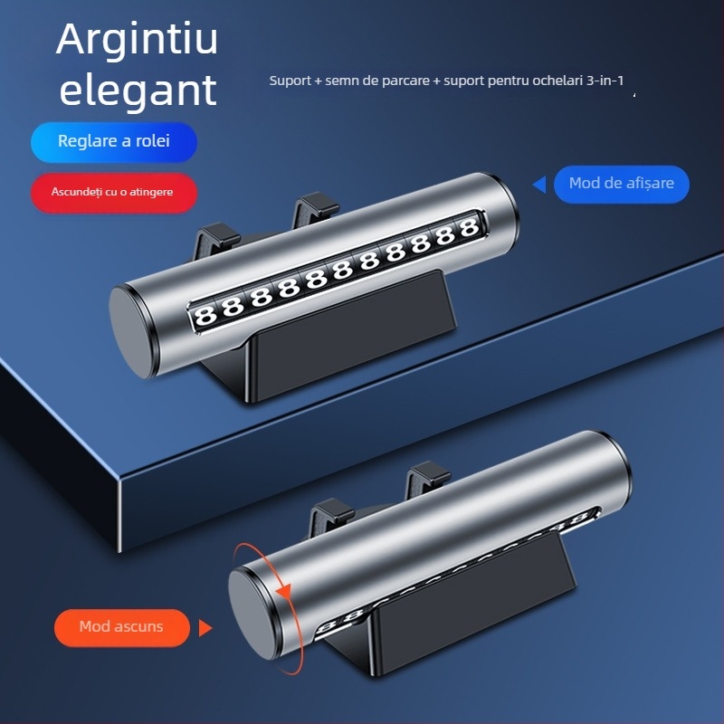 Placă metalică cu număr ascuns, suport pentru telefon, rezistentă la temperaturi înalte, imprimare logo