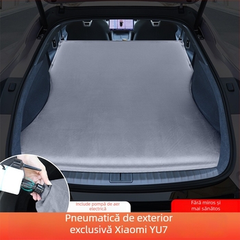 Pat gonflabil auto Xiaomi Yu7, saltea pentru portbagaj, material catifelat, încărcare maximă 300 kg, umflare automată