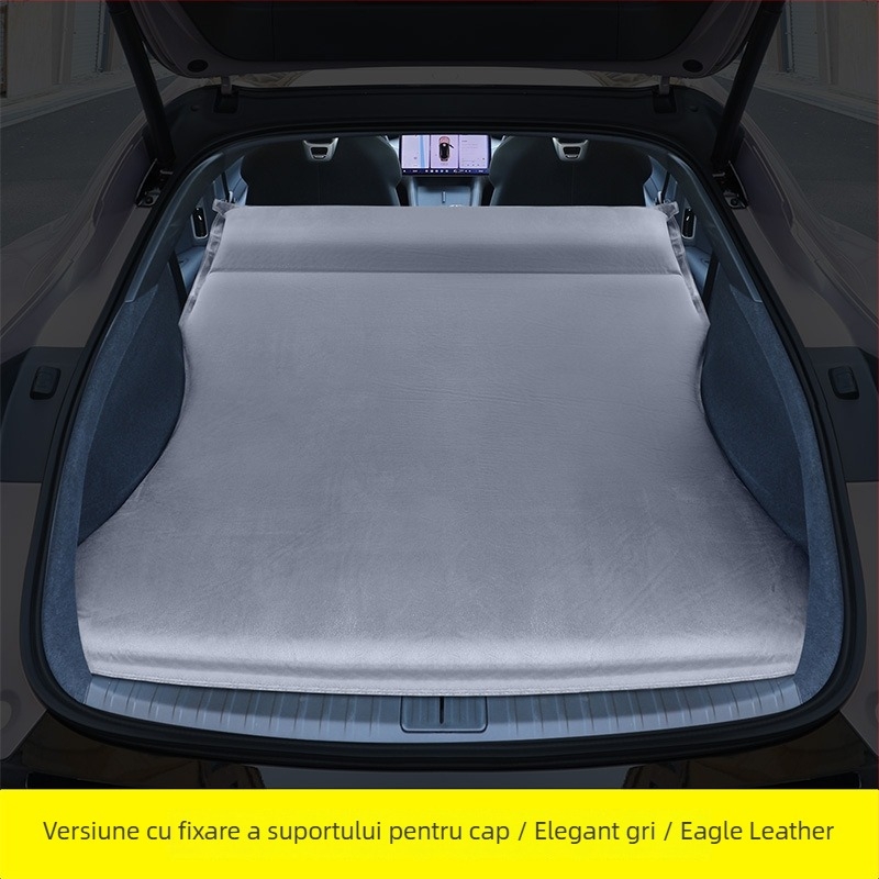 Pat gonflabil auto Xiaomi Yu7, saltea pentru portbagaj, material catifelat, încărcare maximă 300 kg, umflare automată