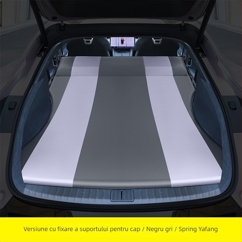 Pat gonflabil auto Xiaomi Yu7, saltea pentru portbagaj, material catifelat, încărcare maximă 300 kg, umflare automată