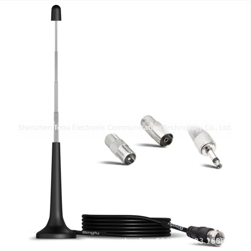 Qiyuntong antenă cu tijă FM DAB TV pentru receptor HiFi AV cu ventuză