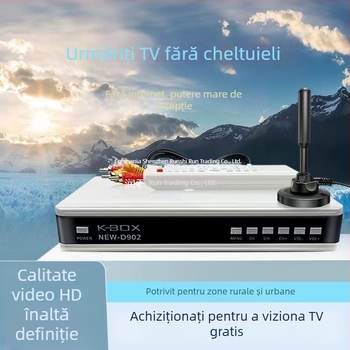 Set-top box TV offline cu antenă internă pentru zone rurale — rezoluție 1024x1024, 8GB RAM, cip R.s.king