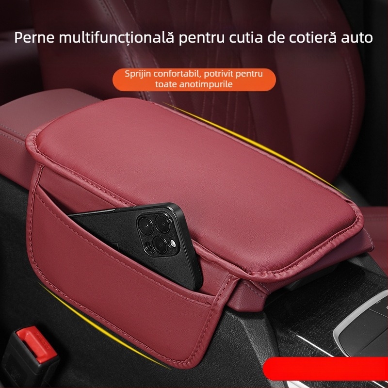 Organizator cotieră auto cu inserție din piele — potrivire universală, brand Sifengrui, model general, personalizare disponibilă