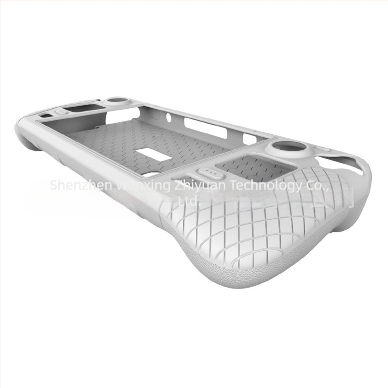 Carcasă de protecție din silicon pentru Steam Deck, cu husă din silicon și capac conductor – proces Beer-glue; greutate 155 g; conținut: cutie color, husă din silicon, capac rocker, spumă, pungă OPP