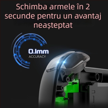 X3 Controler de joc wireless Bluetooth cu Type-C, vibrație — compatibil cu telefoane mobile, PC, Switch și PlayStation