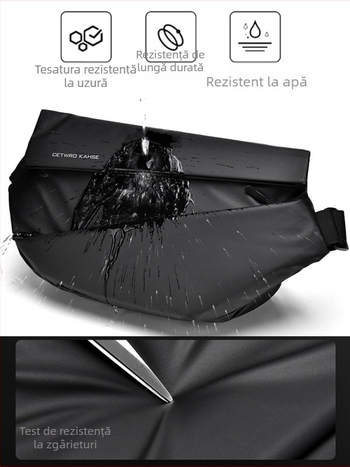 Geantă crossbody pentru bărbați HACIN/Hanchi, stil stradal, țesătură Oxford, impermeabil