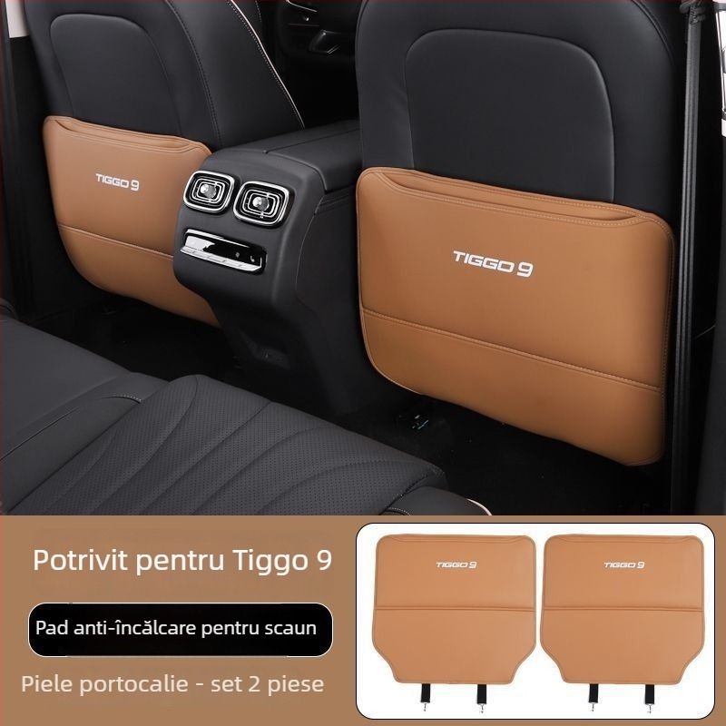 Chery Tiggo 9 – Pad anti-șoc pentru scaunul din spate cu protecție a spătarului brațului – accesoriu de modificare interioară