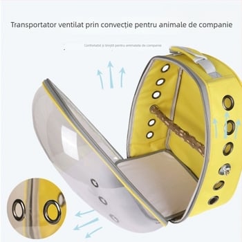 Rucsac transparent pentru papagal – transport pentru pasăre de companie, portabil, pentru ieșiri