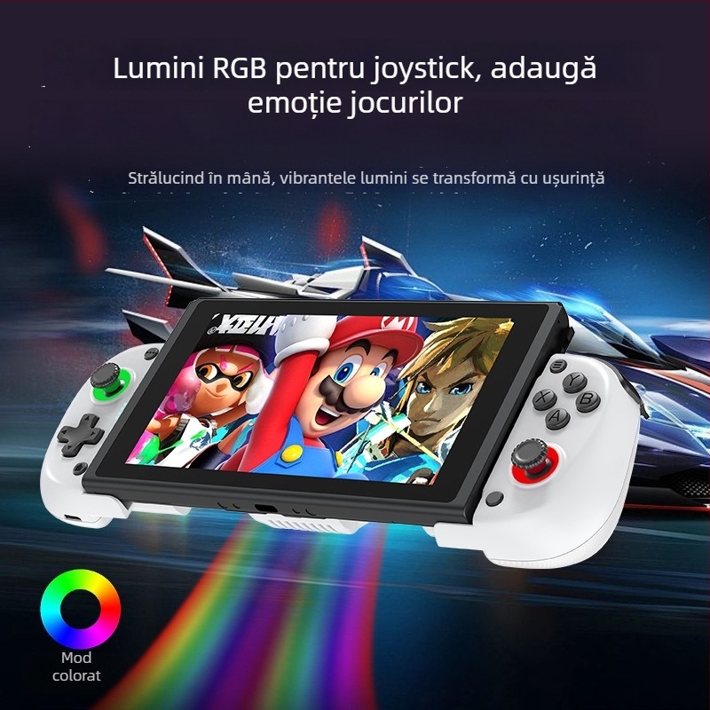 Controler de joc X5mini Bluetooth, senzori Hall duali, vibrație, interfață TYPE-C, compatibil cu telefoane mobile, tablete, PC, PS și SWITCH